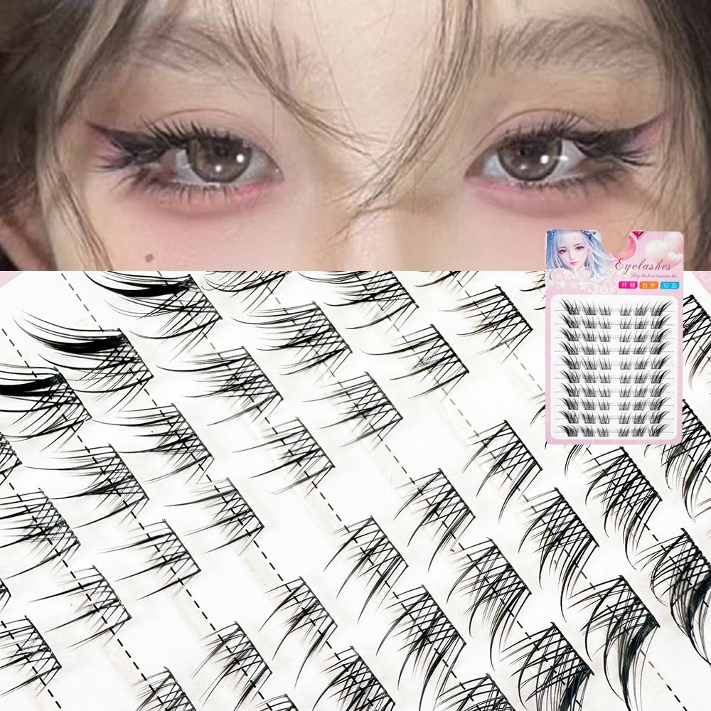 3D Cat Eye Clusters Lashes Nat - Eyelash Extension C Curl recension och pris
