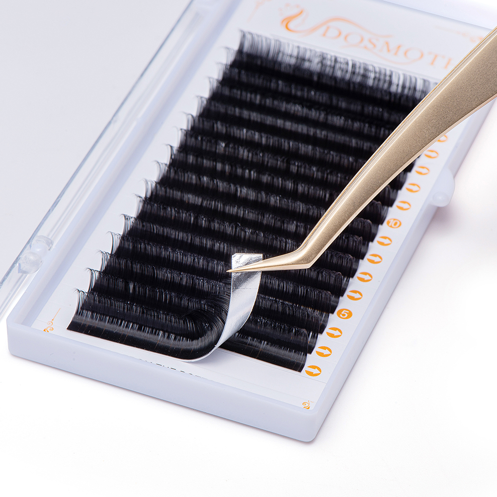 DOSMOTH 10 boxes 16rows 7-16mm - Eyelash Extension C Curl recension och pris