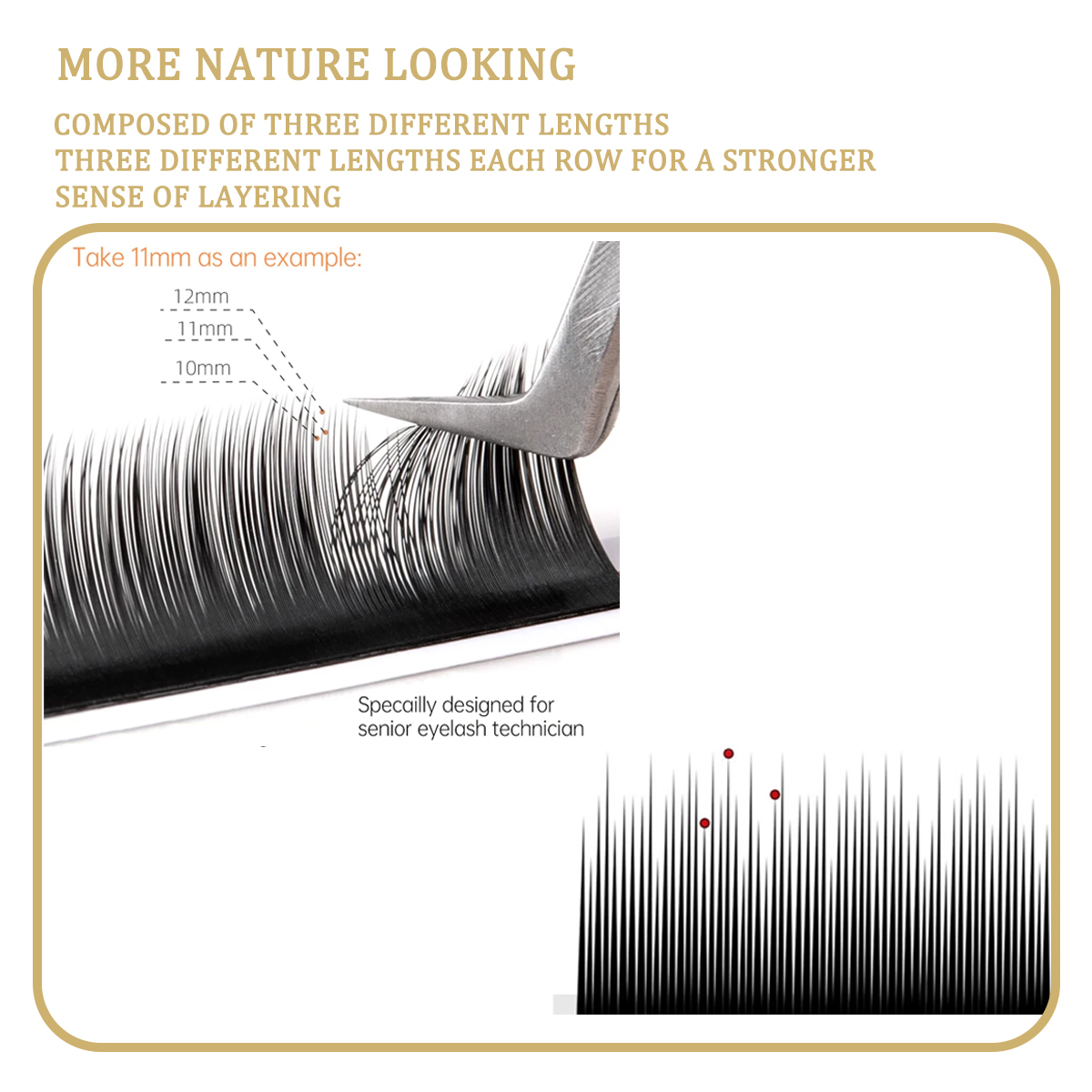 Domi Faux Mink False Individua - Eyelash Extension C Curl recension och pris