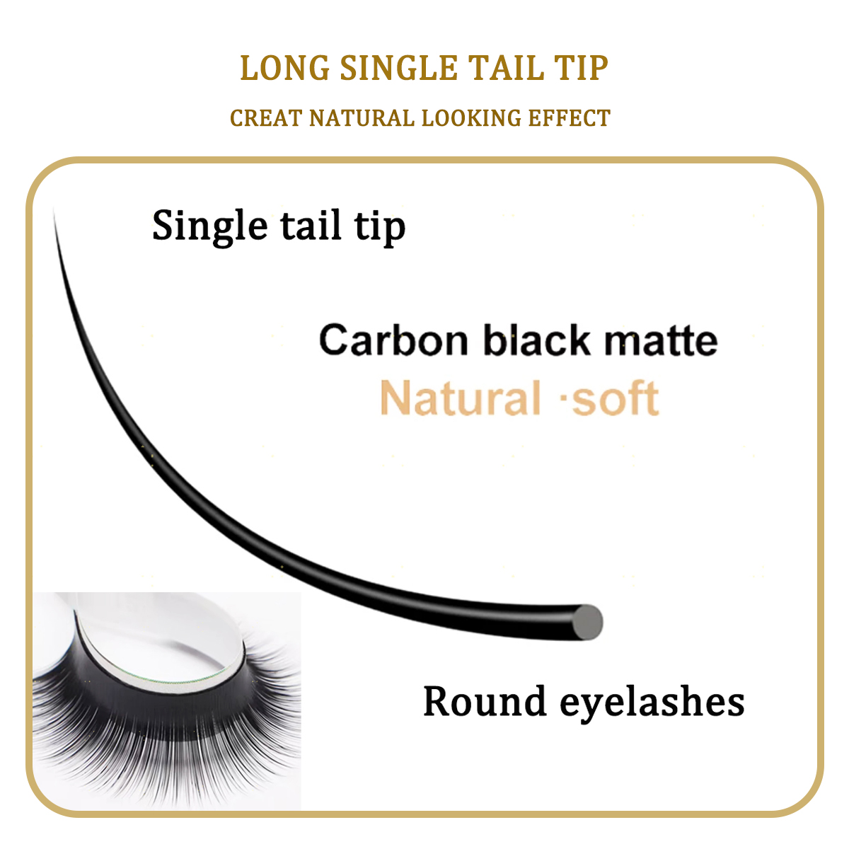 Domi Faux Mink False Individua - Eyelash Extension C Curl recension och pris