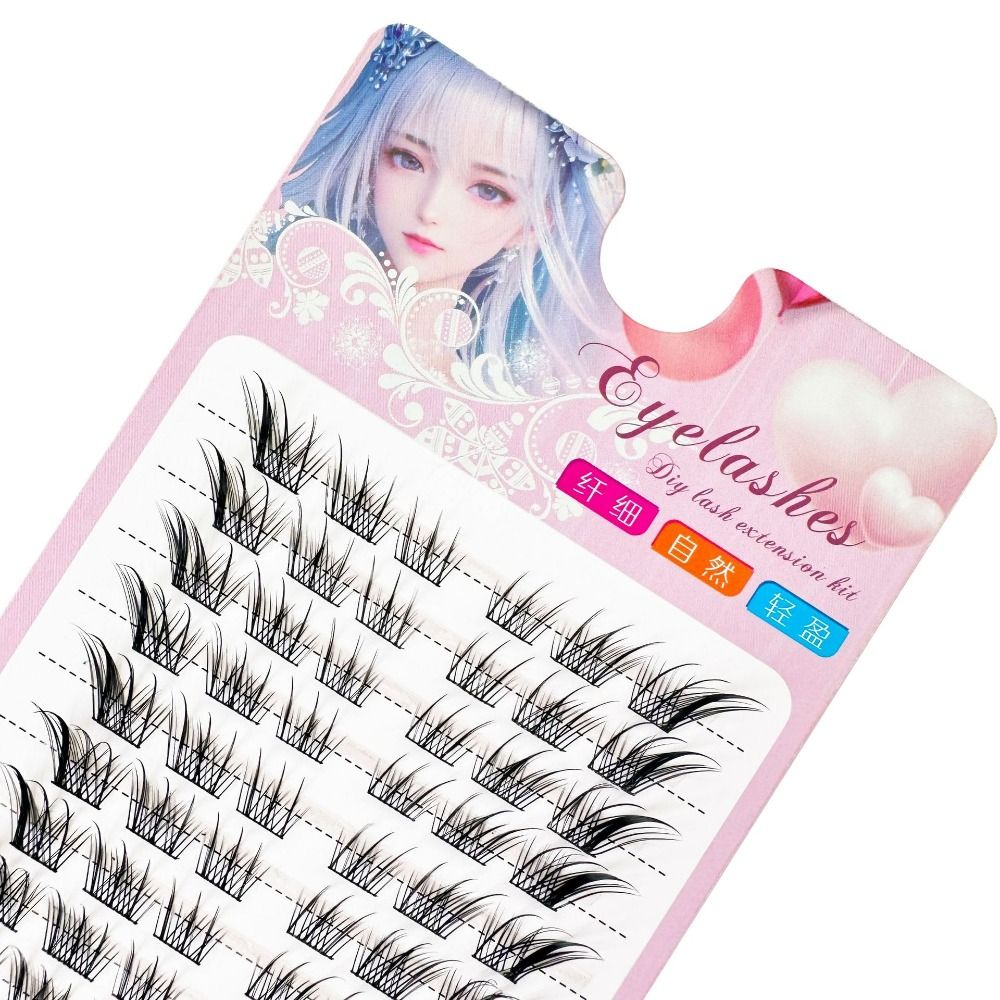 3D Cat Eye Clusters Lashes Nat - Eyelash Extension C Curl recension och pris