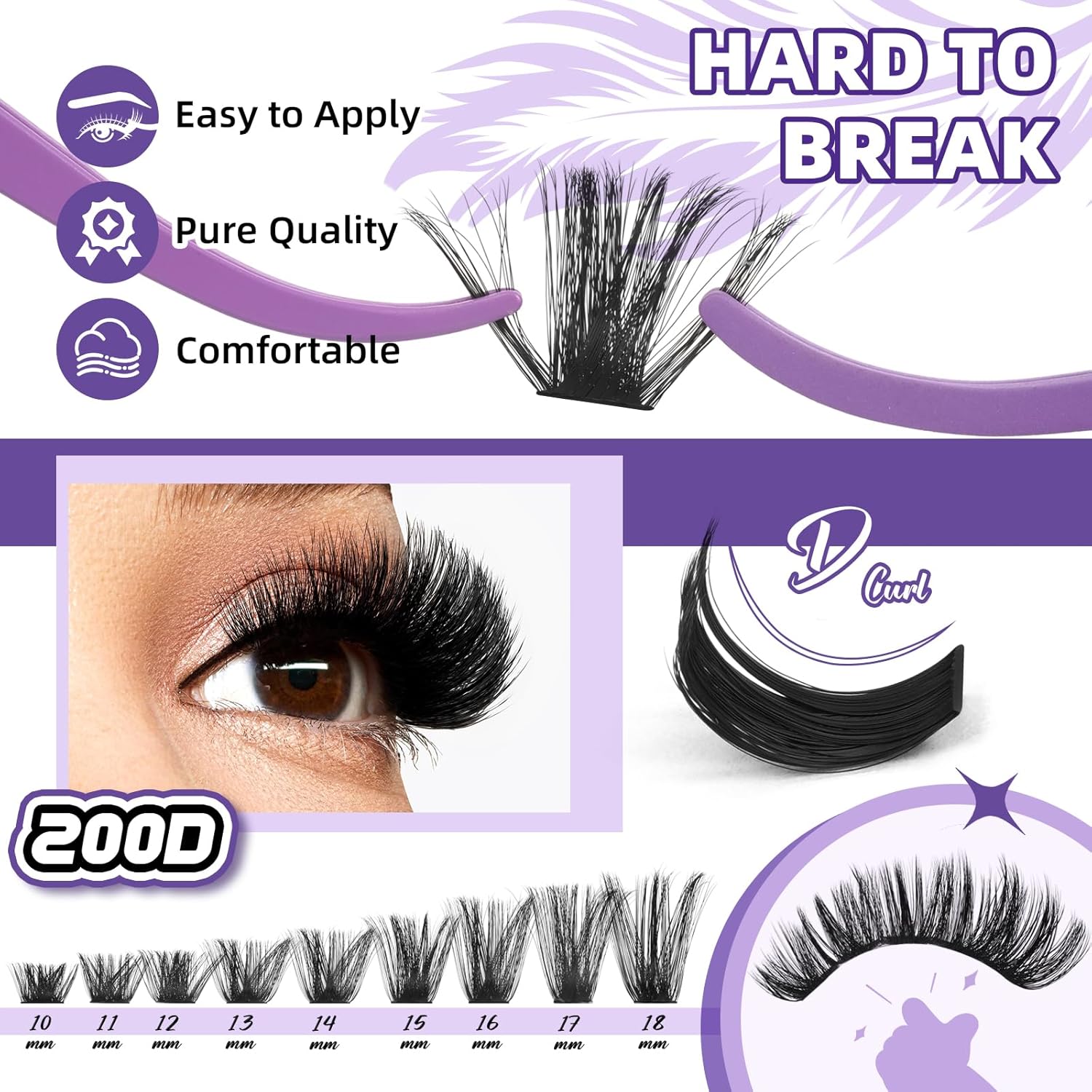 Fluffy Lash Clusters Kit, Ultr - Eyelash Extension Images Free recension och pris