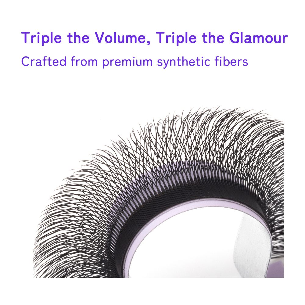 LUKATME 4D W Lashes C/D Curl 8 - Eyelash Extension C Curl recension och pris