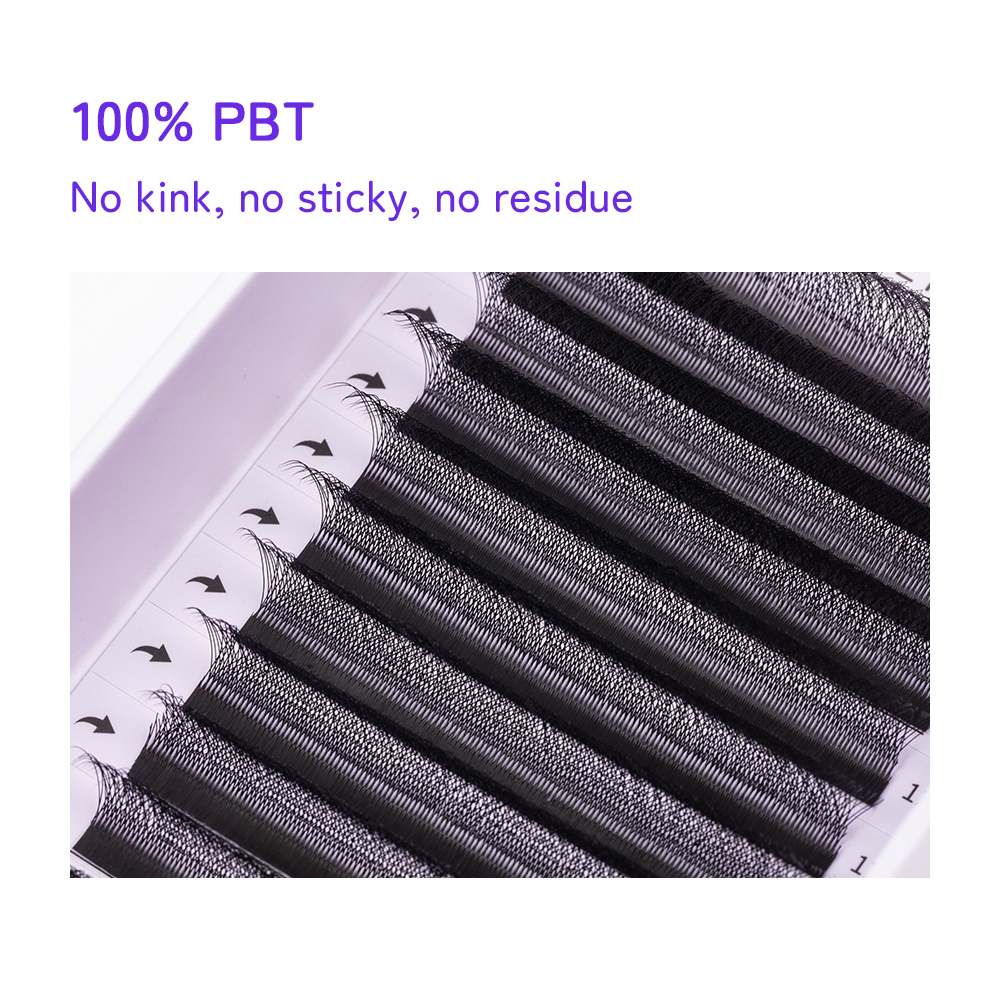 LUKATME 4D W Lashes C/D Curl 8 - Eyelash Extension C Curl recension och pris