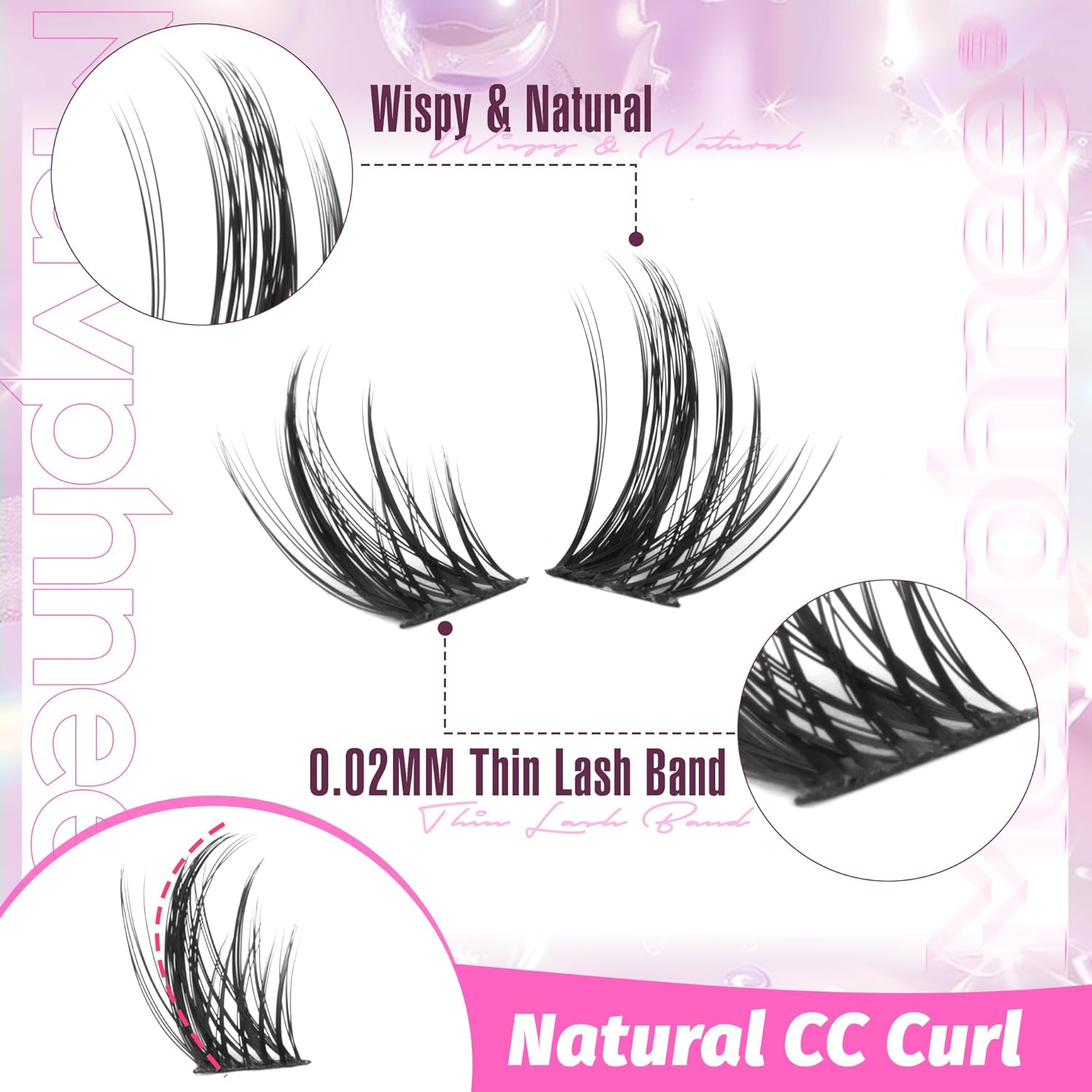 Natural Lash Clusters Kit, 120 - Eyelash Extension Images Free recension och pris