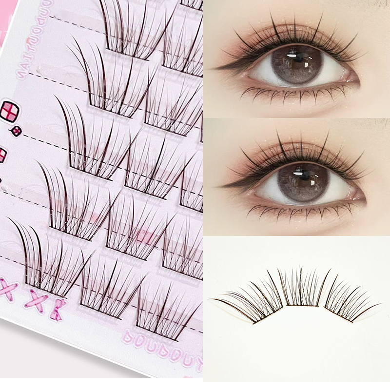 Doudoutian Light Makeup Eyelas - Eyelash Extension Douyin recension och pris