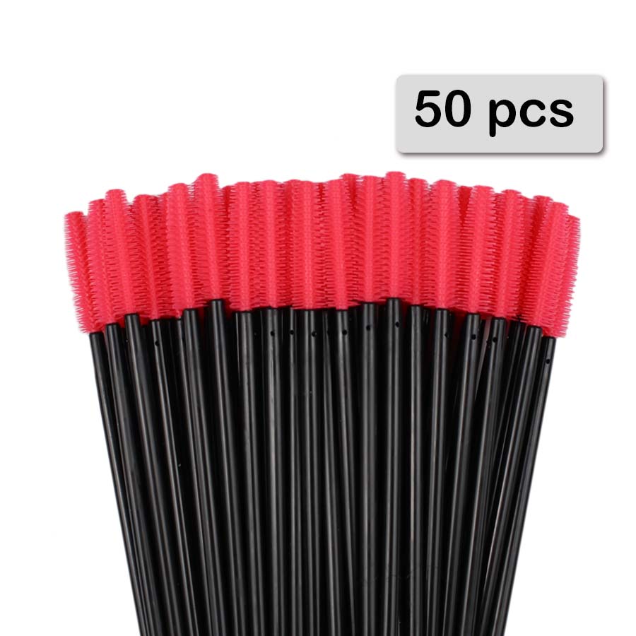 50pcs Silicone Mascara Wands A - Micro Brush Applicator recension och pris