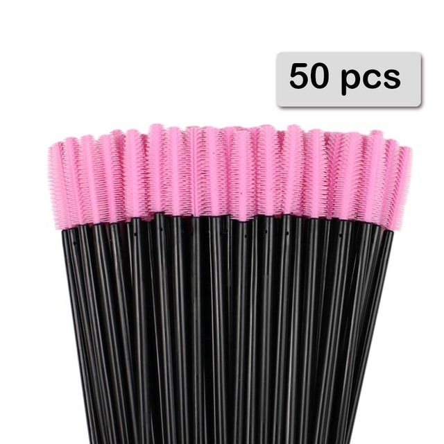 50pcs Silicone Mascara Wands A - Micro Brush Applicator recension och pris