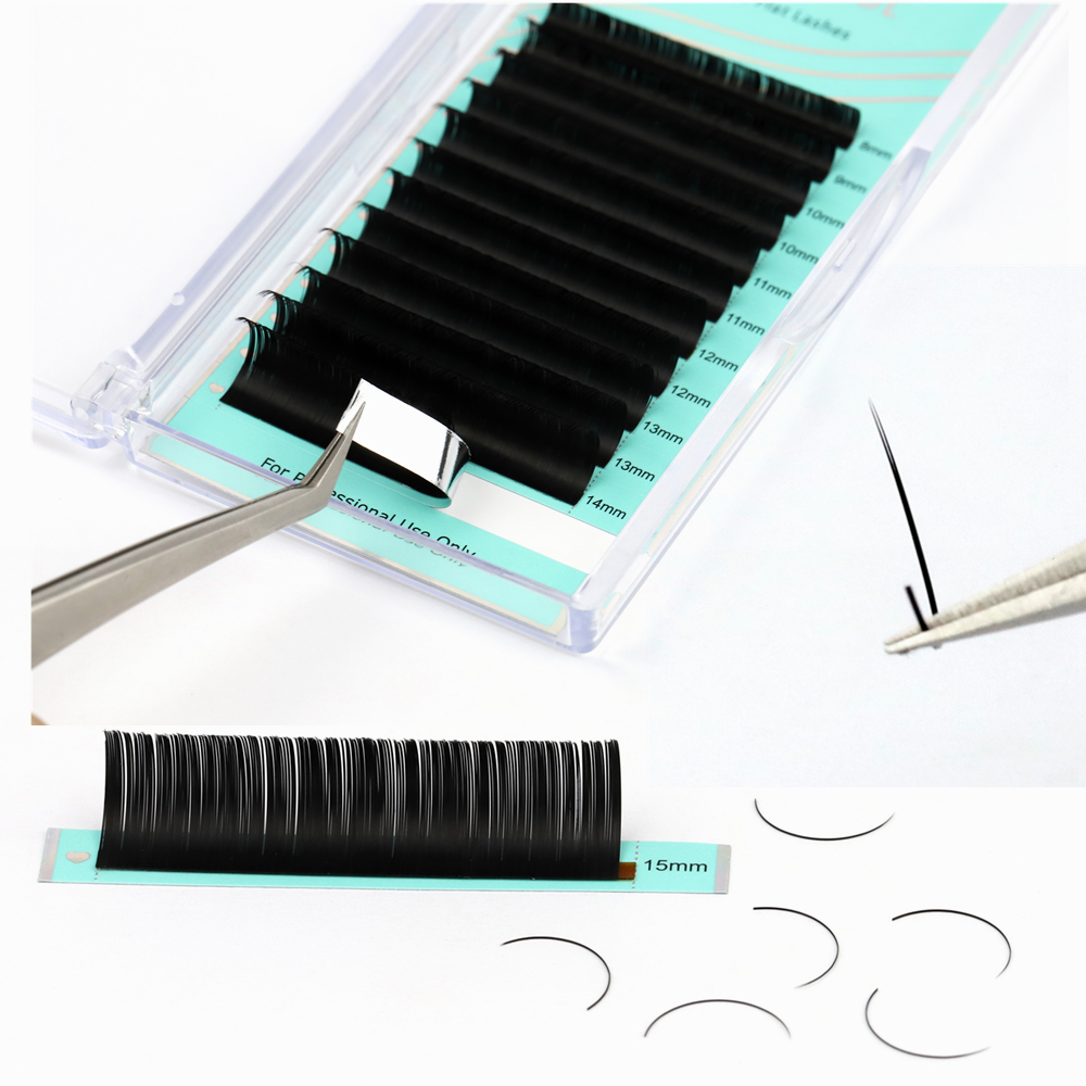 RUJADE Ellipse Flat Eyelash Ex - Eyelash Extension C Curl recension och pris