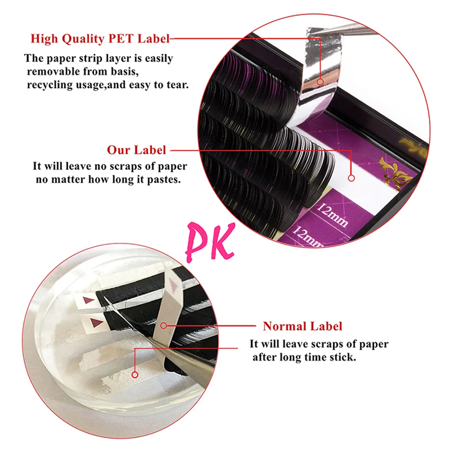 GLAMLASH wholesale 16Rows High - Eyelash Extension C Curl recension och pris