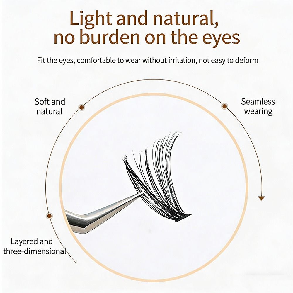 Natural Look False Eyelashes B - Faux Mink Lash recension och pris