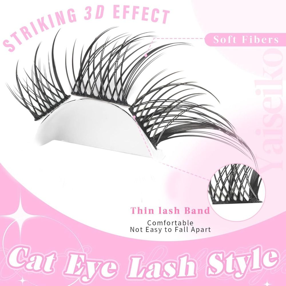 New 3D Cat Eye Self Adhesive L - Eyelash Extension C Curl recension och pris